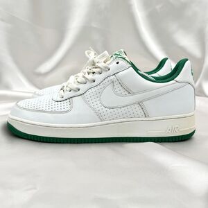 Nike Air Force 1 White Pine Green Men's Sz 11.5 Sneaker Shoes - 313642131